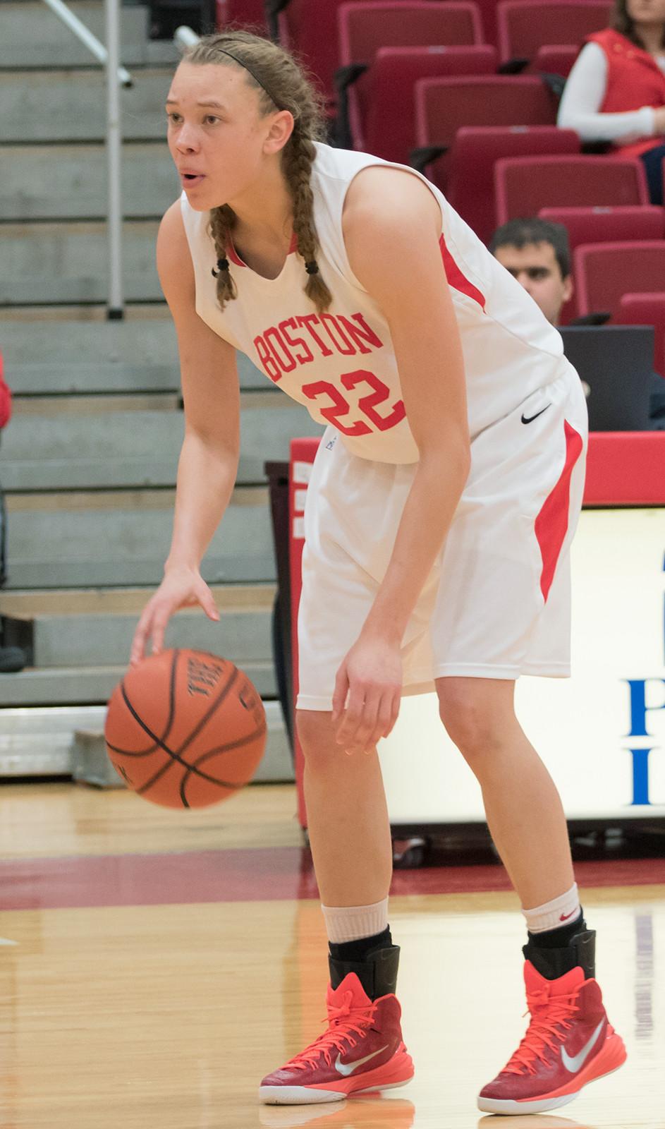 Sophomore Corrine Williams finished with a team-high 16 points. PHOTO BY JUSTIN HAWK/DFP FILE PHOTO