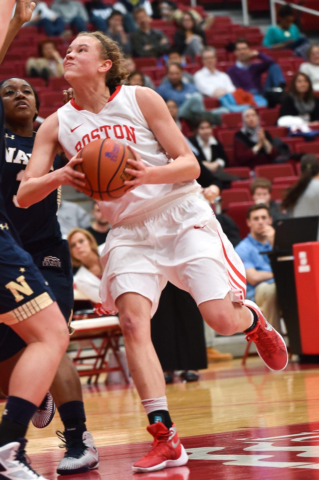 Junior guard Corrine Williams scored a career-high 19 points in BU's first win of the year. PHOTO BY MADDIE MALHOTRA/ DFP FILE PHOTO 