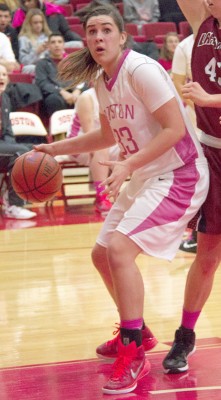 Junior Meghan Green led BU women's basketball with 18 points. PHOTO BY ALLIE WIMLEY/DFP FILE PHOTO