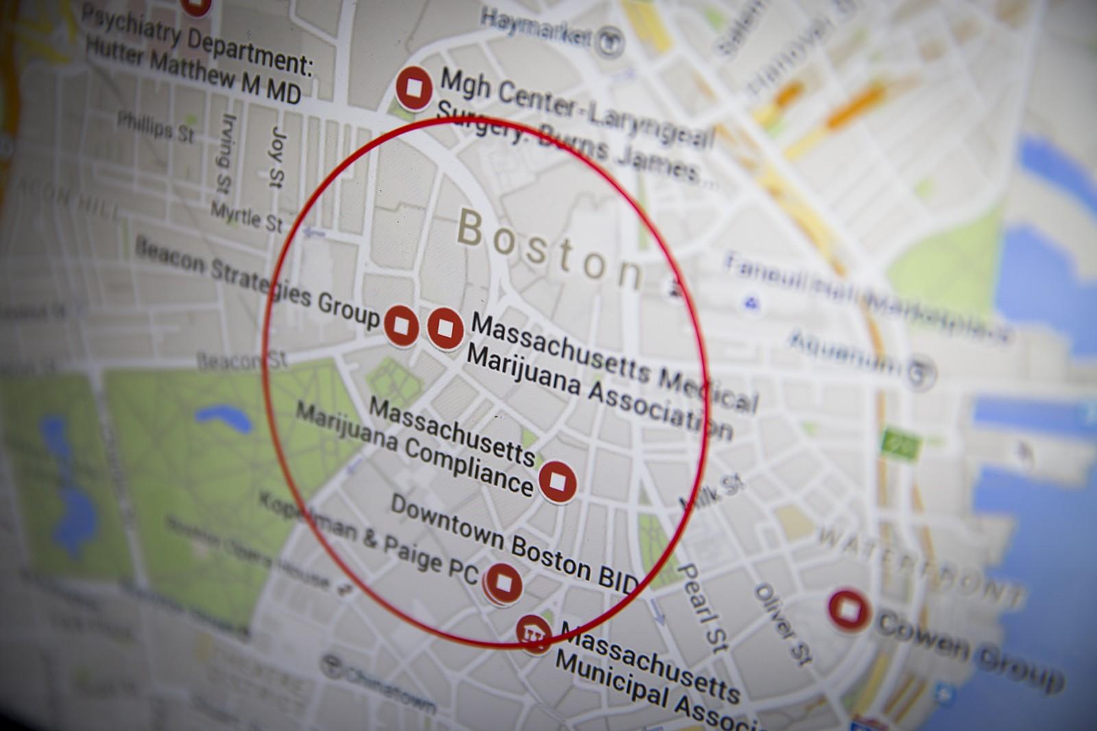 In light of an ordinance that creates buffer zones between marijuana dispensaries and that was signed by Boston Mayor Martin Walsh on Monday, public records show that dispensary owner Patriot Care has been donating funds to the campaigns of public officials. ILLUSTRATION BY SARAH SILBIGER/DAILY FREE PRESS STAFF