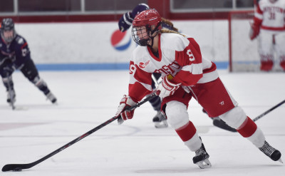 Sophomore Rebecca Leslie has two shorthanded goals on the year. PHOTO BY MADDIE MALHOTRA/DFP FILE PHOTO
