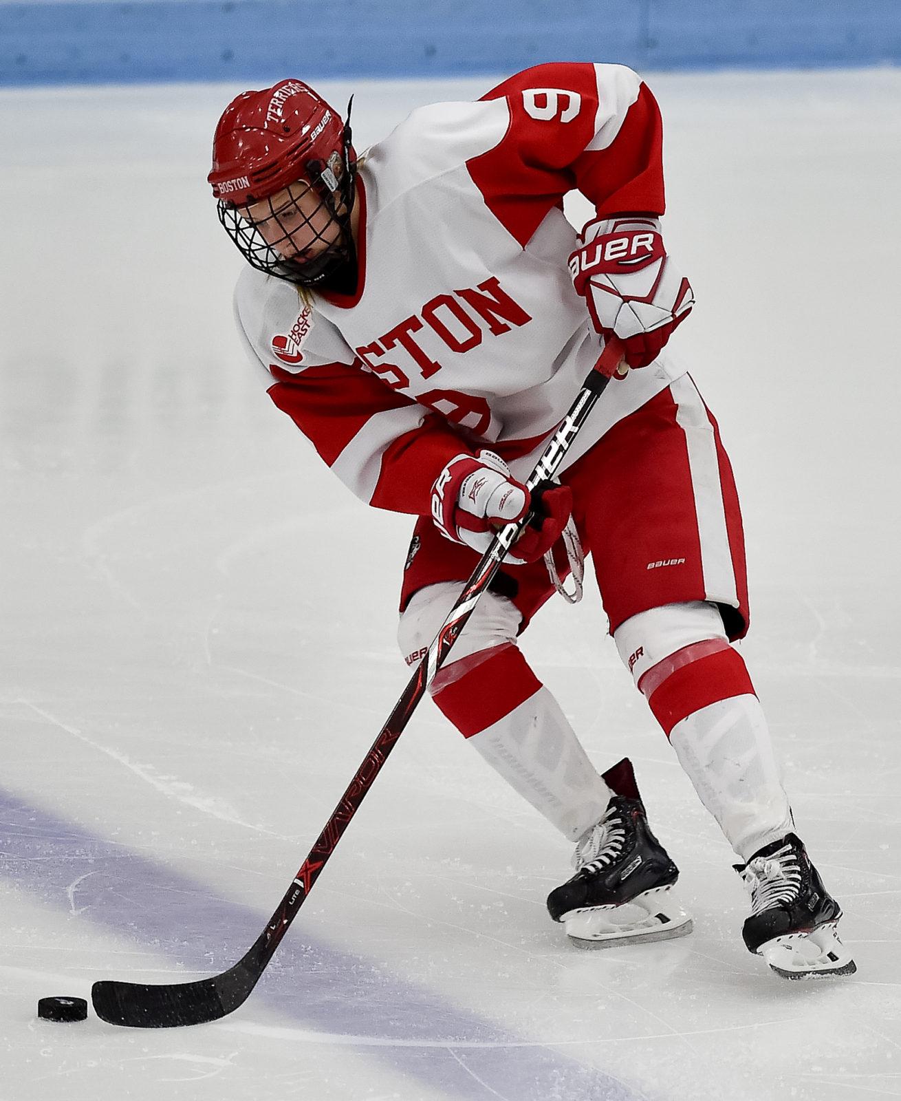 Sophomore defender Abby Cook and the Terriers will play University of Vermont this weekend. PHOTO BY MADDIE MALHOTRA/ DFP FILE PHOTO