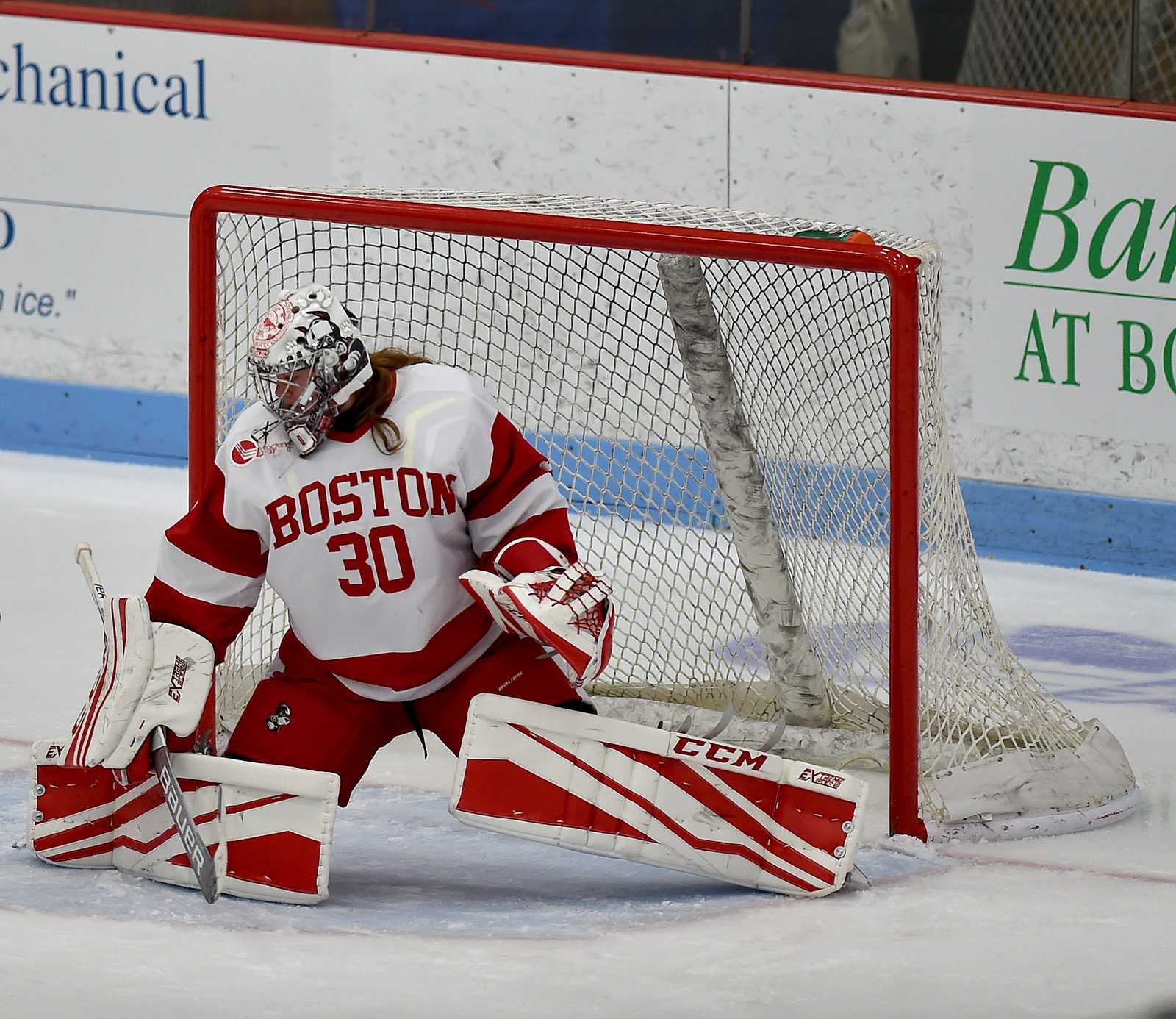 Freshman Corinne Schroeder and the Terriers will look to beat UConn again this weekend. PHOTO BY MADDIE MALHOTRA/ DAILY FREE PRESS STAFF