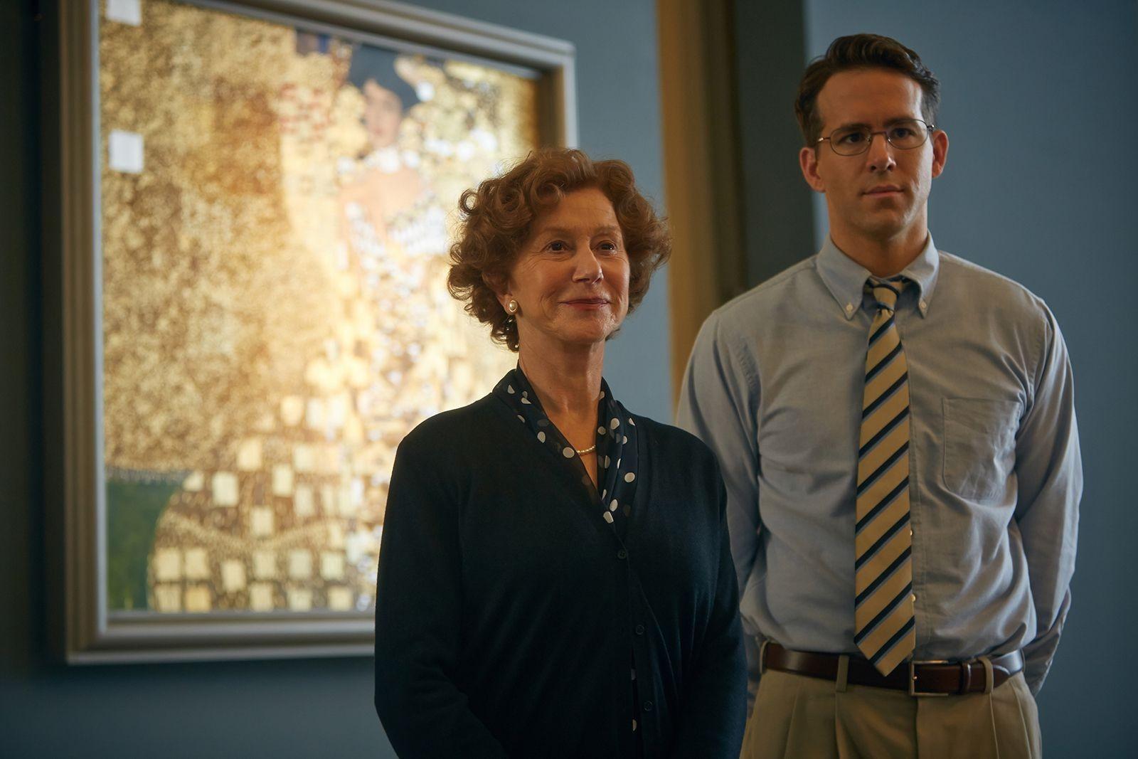 Helen Mirren and Ryan Reynolds star in “Woman in Gold,” premiering Wednesday. PHOTO COURTESY OF THE WEINSTEIN COMPANY
