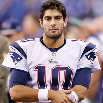 Thanks to Bill Belichick's coaching, Jimmy Garoppolo was well-prepared for his debut on Sunday. PHOTO COURTESY WIKIMEDIA COMMONS
