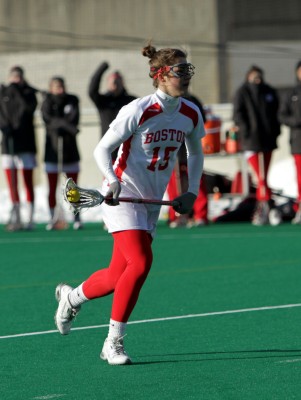 Junior Ally Adams ranks second among BU players in points with 28. PHOTO BY ALEXANDRA WIMLEY/DAILY FREE PRESS STAFF