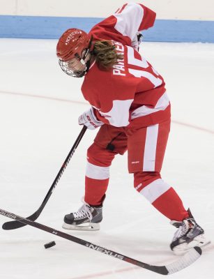 Graduate student Mary Parker will lead the Terriers into a matchup with Merrimack. PHOTO BY JUSTIN HAWK/ DAILY FREE PRESS STAFF