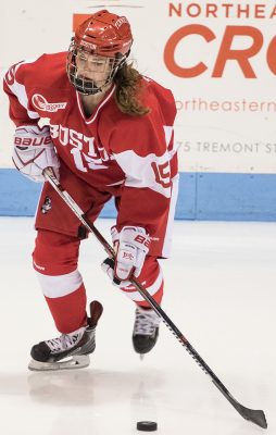 Graduate Student forward Mary Parker has scored a goal in eight straight games. PHOTO BY JUSTIN HAWK/ DAILY FREE PRESS STAFF