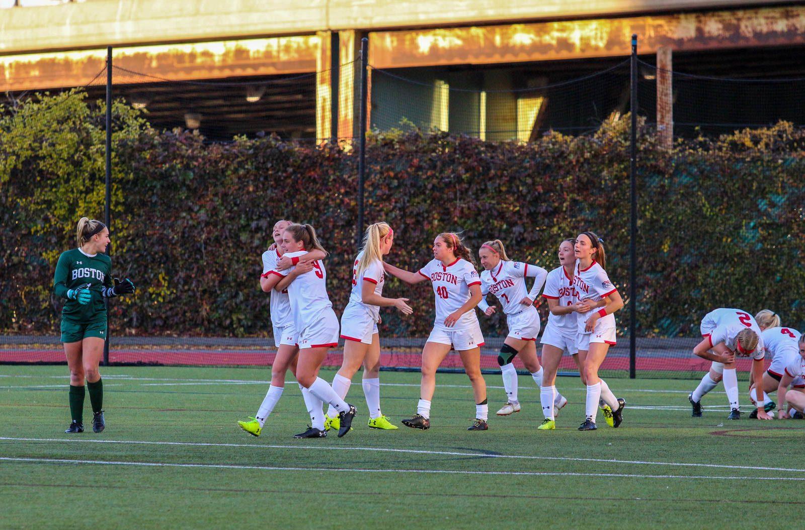 After claiming the Patriot League regular season and postseason titles, the Boston University women’s soccer team was eliminated in the NCAA First Round by Louisiana State University. MADISON EPPERSON/ DAILY FREE PRESS STAFF