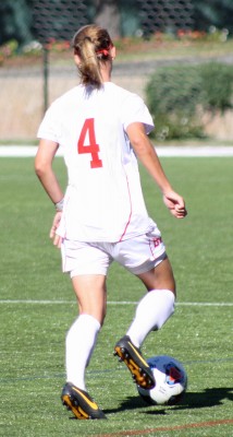 Clare Pleuler finished her senior season with four goals and four assists. 